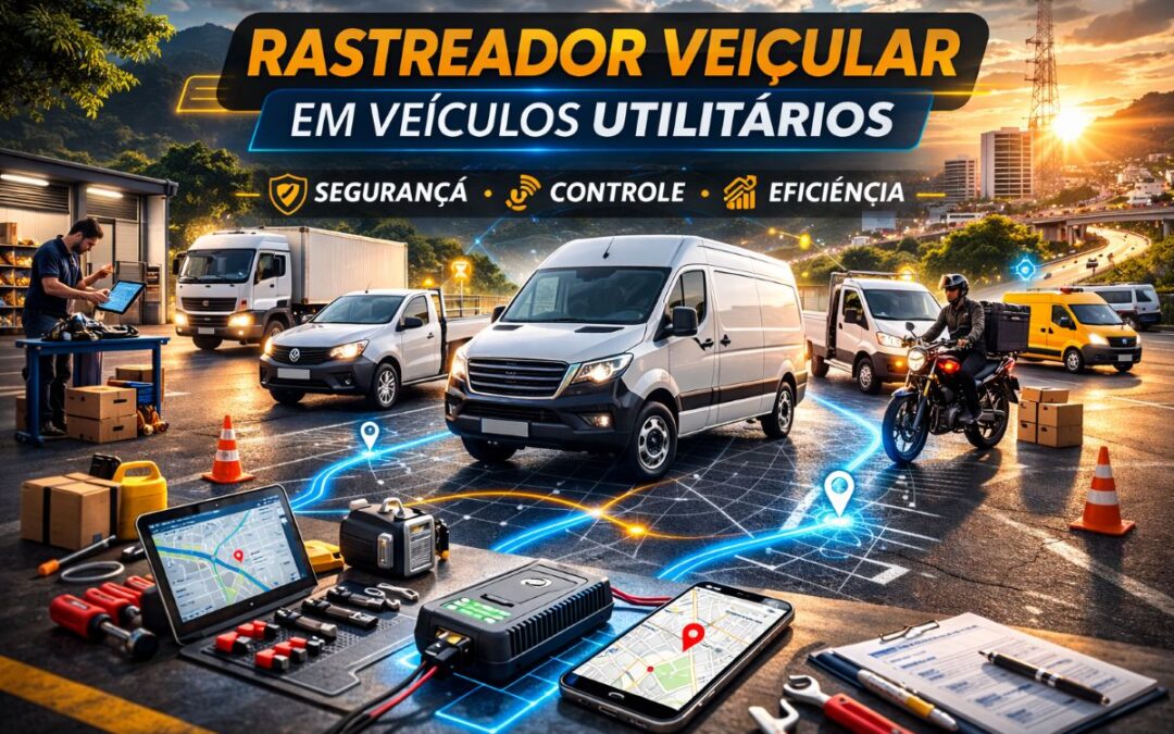 Rastreador veicular em veículos utilitários