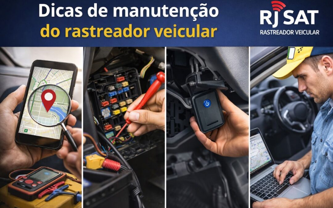 Dicas de manutenção do rastreador veicular